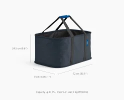Panier à Linge Pliable 35L Noir Hold-All™