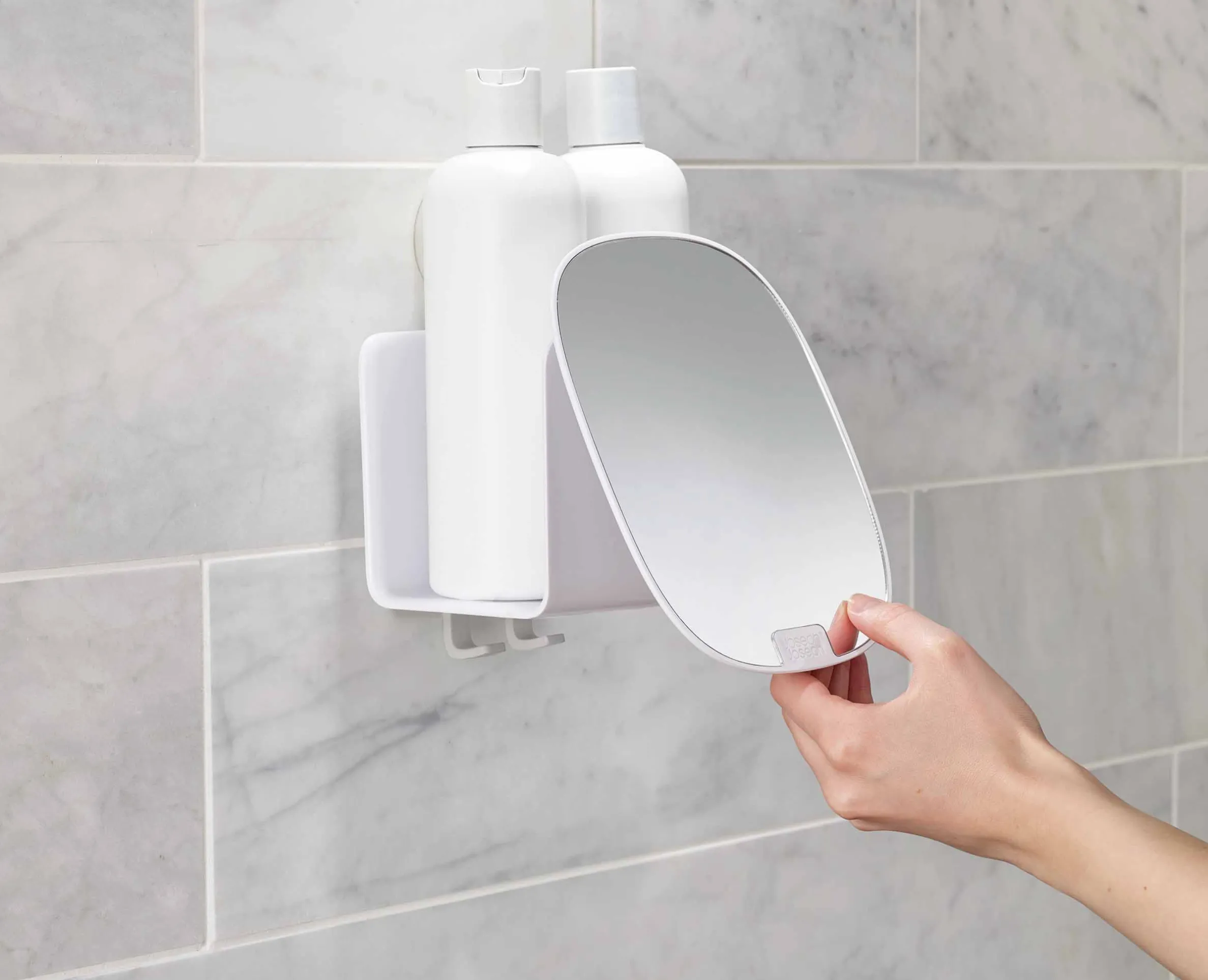 Petite Étagère de Douche avec miroir EasyStore™