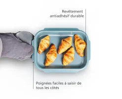Plat de cuisson antiadhésif bleu Nest™ Bake, petit