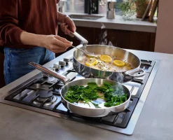 Poêle Anti-Adhésive en Inox 24cm Space Steel