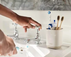 Porte Brosses à Dents Écru EasyStore™