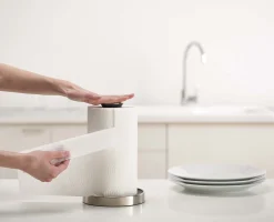 Porte Essuie-tout de Cuisine Gris Push&Tear™