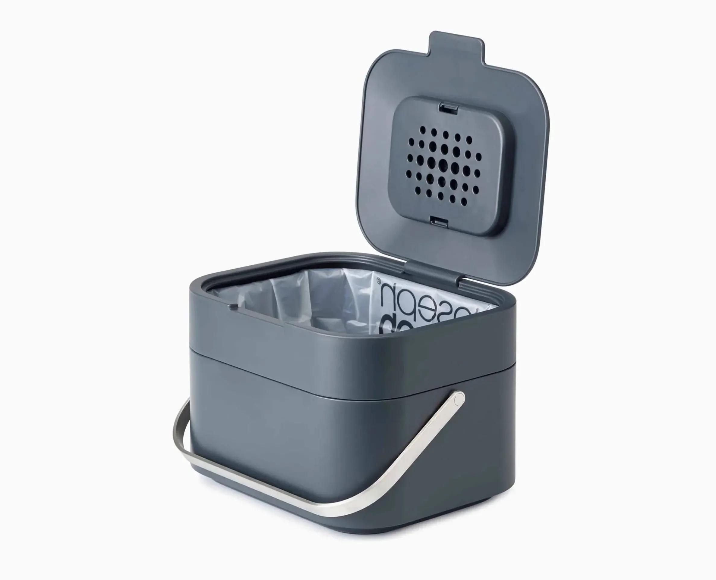 Poubelle Compost Anti Odeur Cuisine Gris Stack