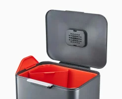 Poubelle de Tri 60l Gris Totem Max