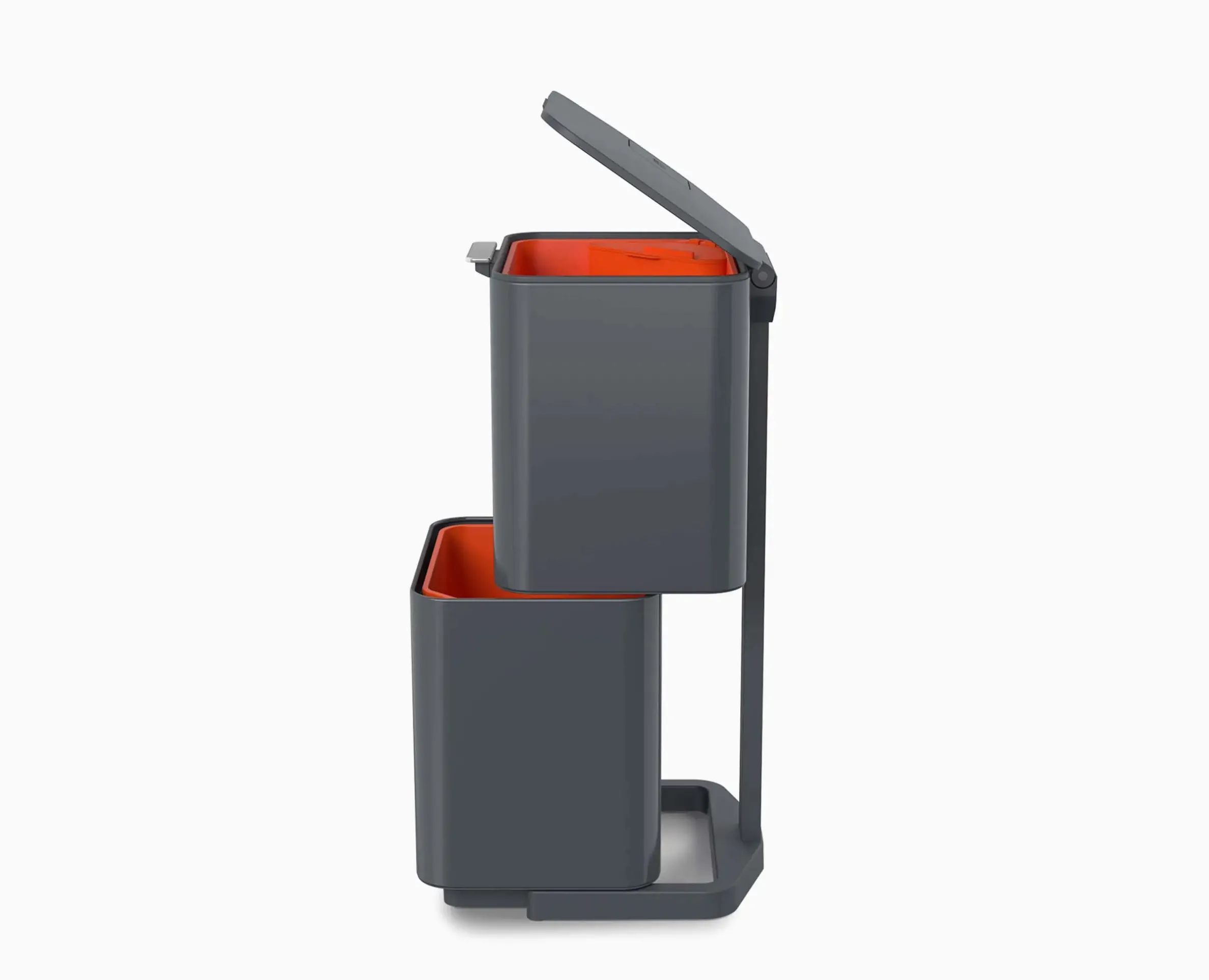 Poubelle de Tri 60l Gris Totem Max
