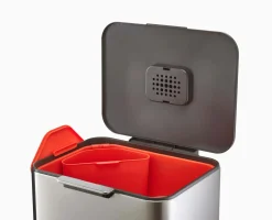 Poubelle de Tri 60l Inox Totem Max