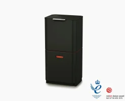 Poubelle de Tri 60l Noir Totem Max