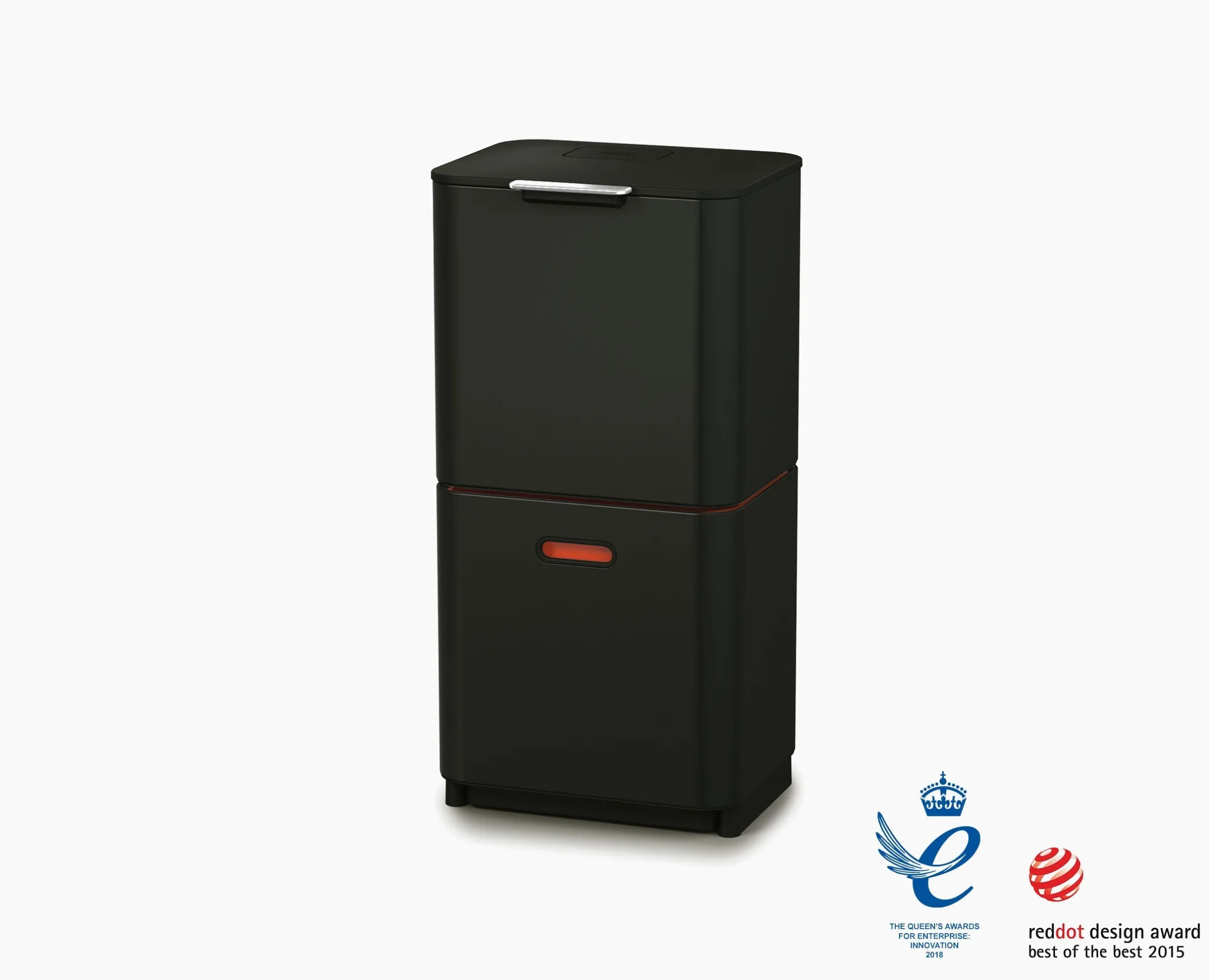 Poubelle de Tri 60l Noir Totem Max