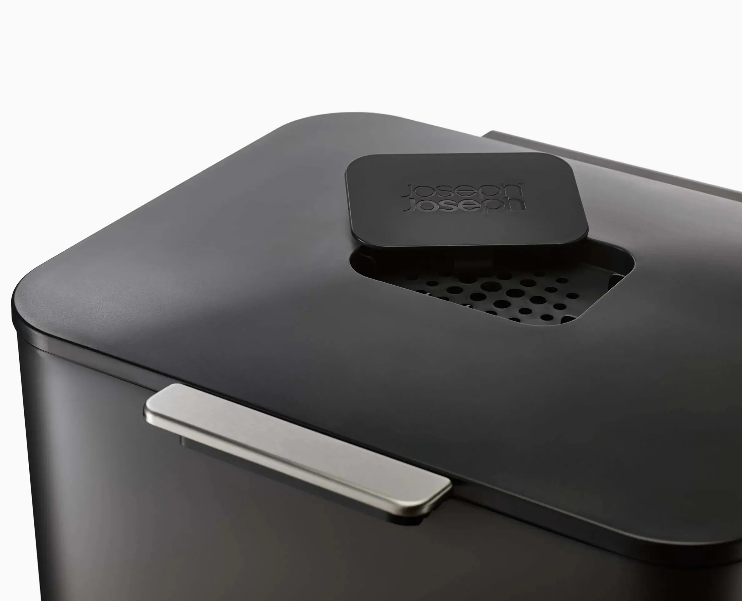 Poubelle de Tri 60l Noir Totem Max