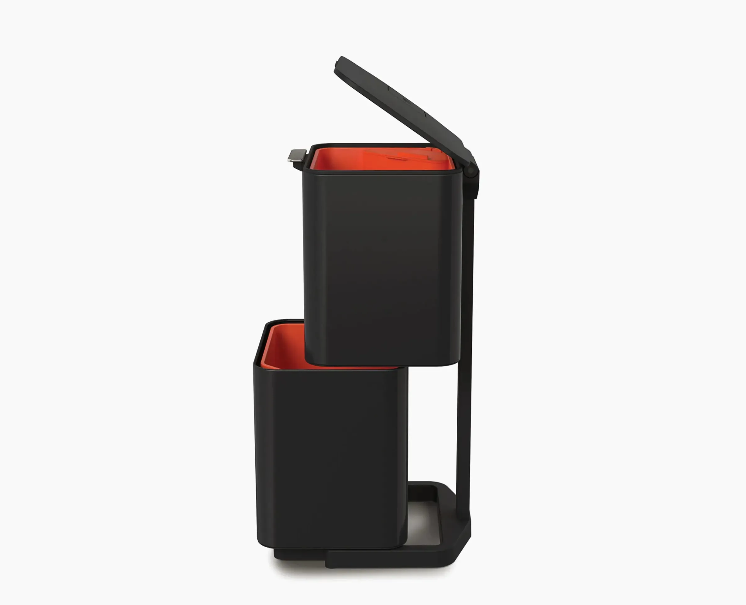 Poubelle de Tri 60l Noir Totem Max
