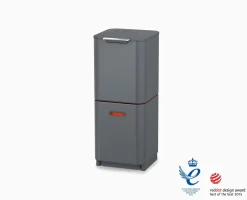 Poubelle de Tri Sélectif Grise 40 Litres Totem