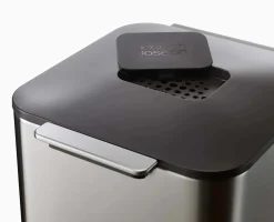 Poubelle de Tri Sélectif Inox 40 Litres Totem