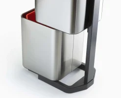 Poubelle de Tri Sélectif Inox 40 Litres Totem