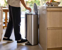 Poubelle 30L Inox Arc™ Easy-Push