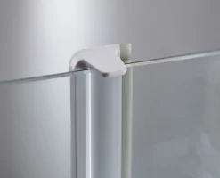 Raclette de Douche Compacte Blanche EasyStore™