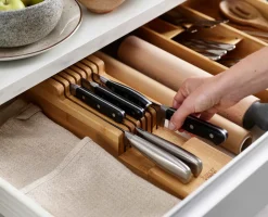 Range-couteaux en bambou à 2 niveaux DrawerStore™
