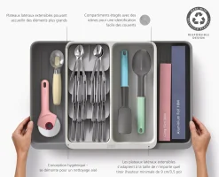 Range-Couverts Extensible, Étagé et Recyclé Drawerstore™