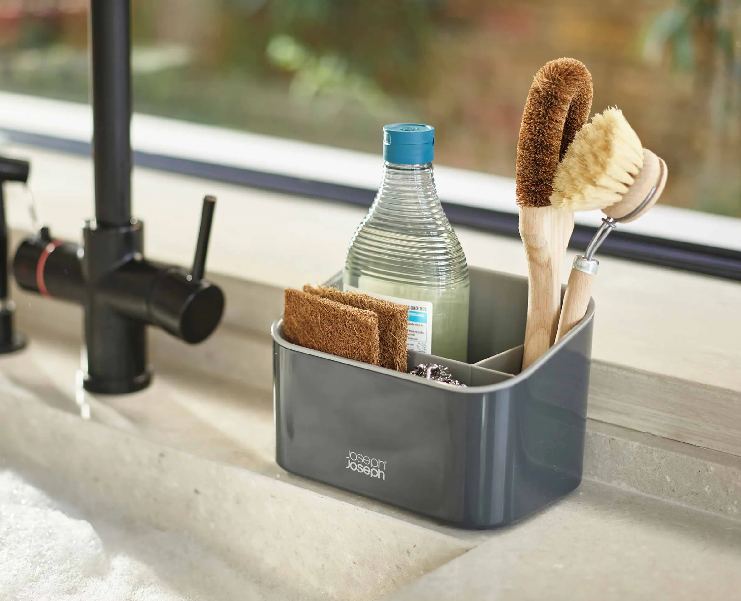 Rangement à niveaux pour évier SinkStore™ gris