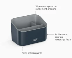 Rangement à niveaux pour évier SinkStore™ gris