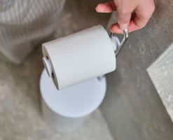 Rangement pour Papier Toilette avec Dérouleur Blanc EasyStore™
