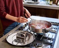 Sauteuse en Inox 28cm avec Couvercle Space Steel