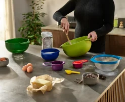 Set Compact de 9 Bols Mélangeurs Empilables en Multicolore Nest™ 9 Plus