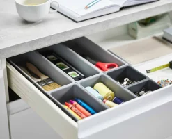 Set Compartiment de Rangement 7 pièces en Gris Blox™