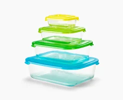 Set de 4 Boites de Conservation en Verre Nest™ Glass