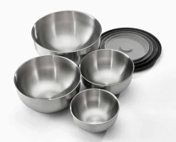 Set de 4 Bols Mélangeurs en Inox Nest™ Prep&Store