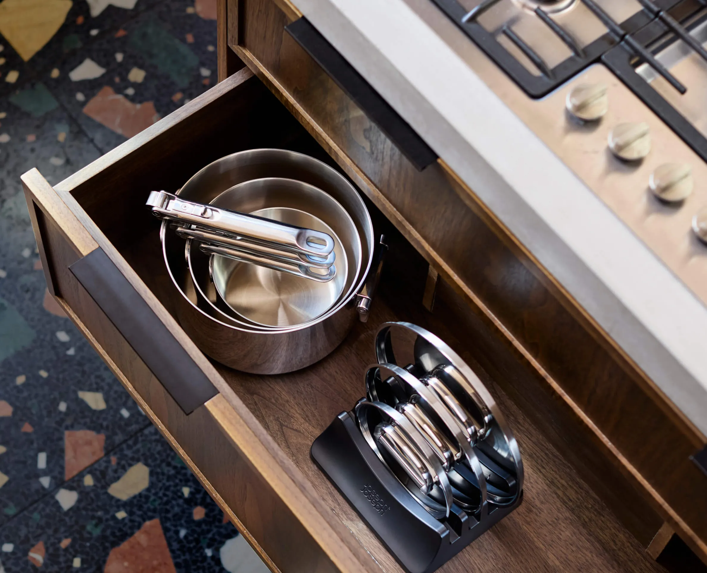 Set de 3 Casseroles en Inox Space Steel