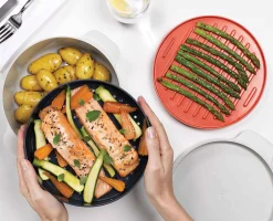 Set de 4 Outils de Cuisson pour Micro-ondes Orange M-Cuisine™