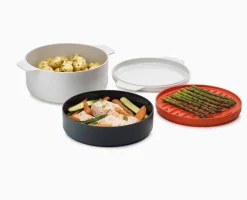 Set de 4 Outils de Cuisson pour Micro-ondes Orange M-Cuisine™