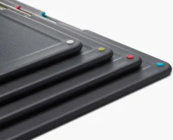 Set de 4 Planches à Découper avec Étui en Inox Folio™