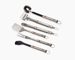 Set de 6 Ustensiles de Barbecue avec Manches Extensibles GrillOut
