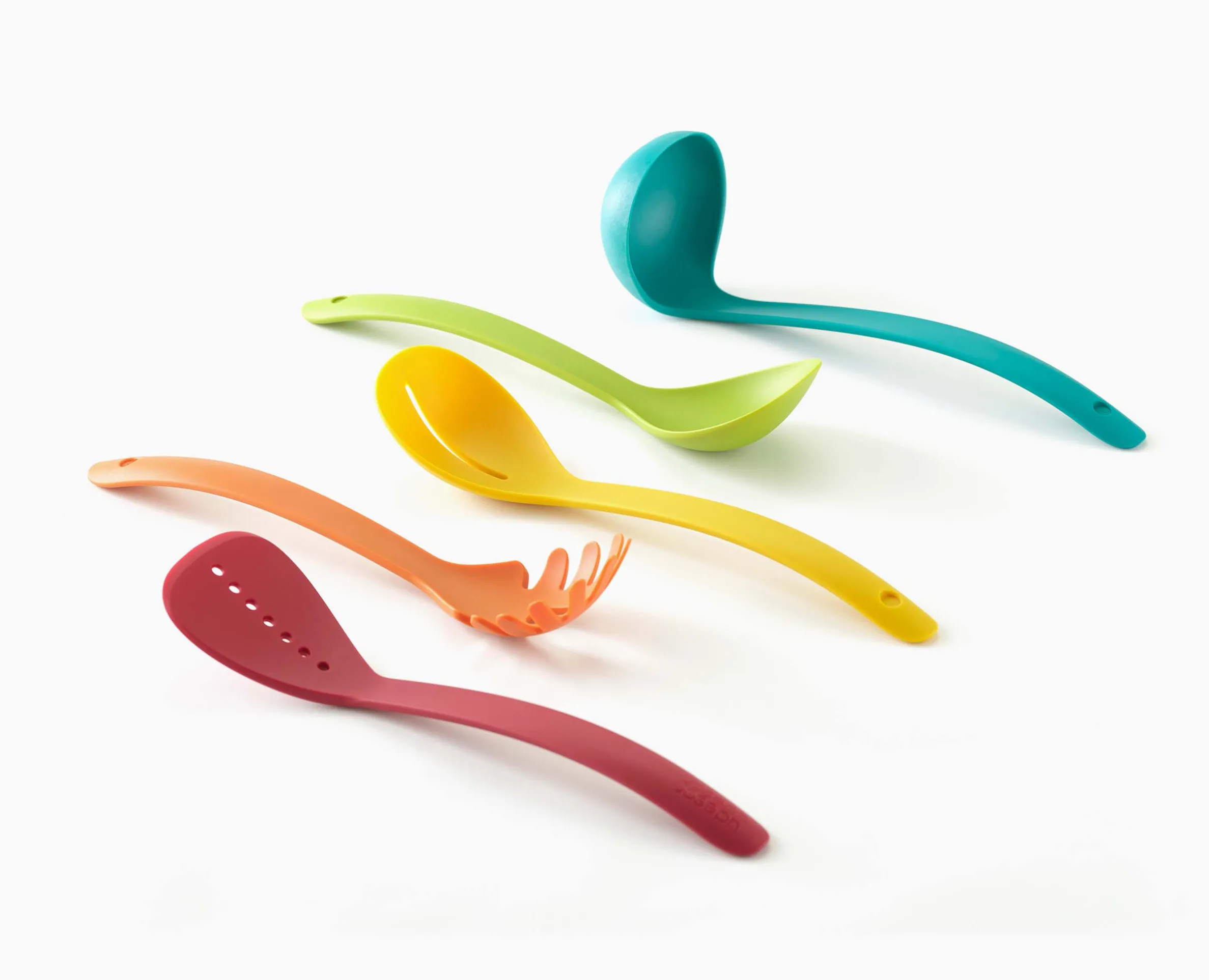 Set de 5 Ustensiles de Cuisine Empilables aux Poignées Magnétiques Multicolore Nest™