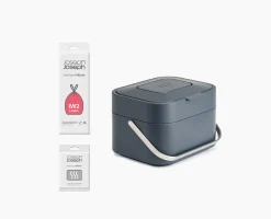 Set De Démarrage Stack 4L Pour Bac À Déchets Alimentaires Gris