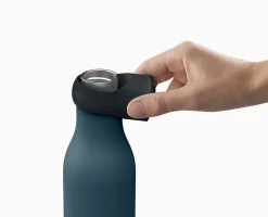 Set de Mug Réutilisable Sipp™ et Gourde Isotherme en Inox Loop™ Bleus