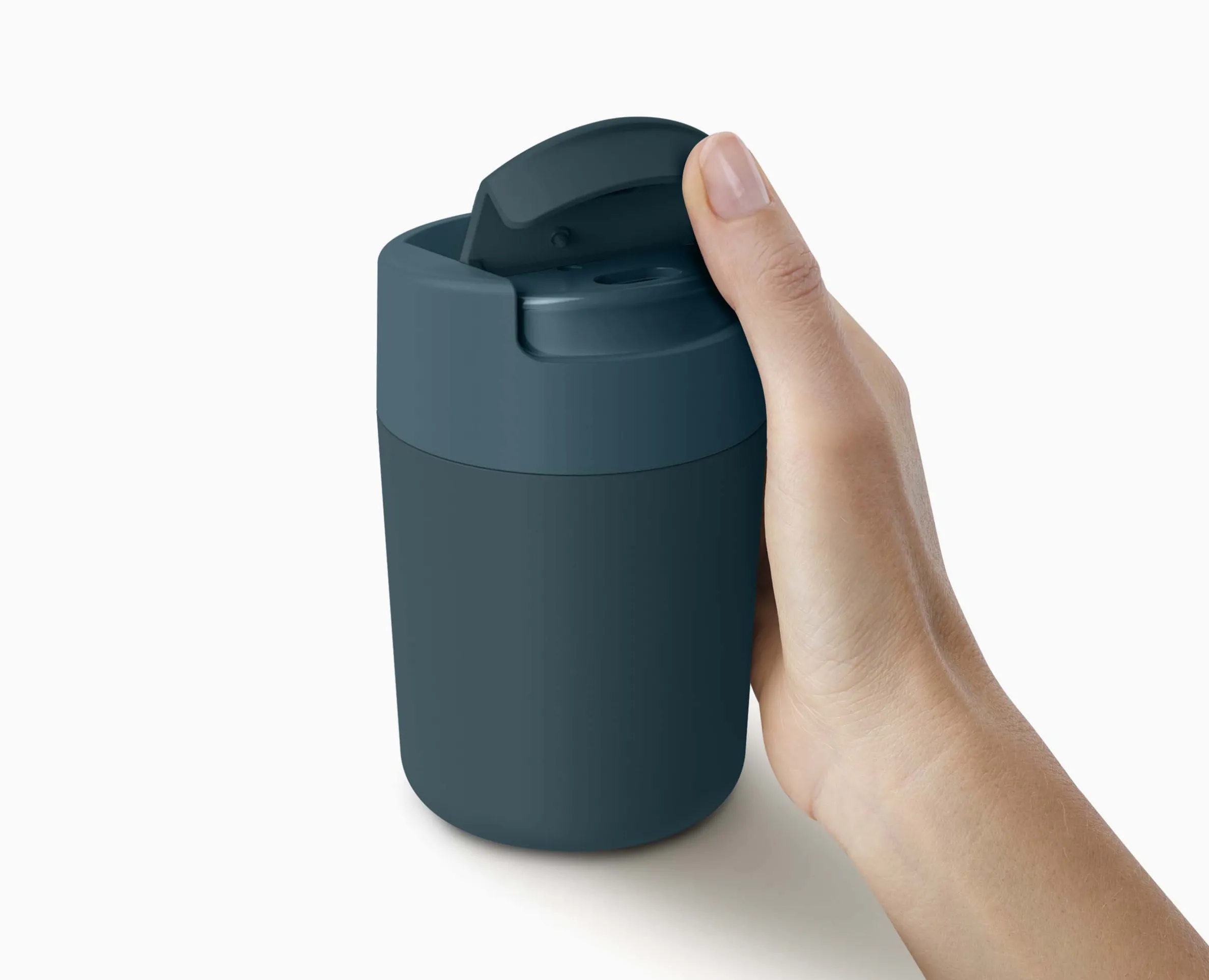 Set de Mug Réutilisable Sipp™ et Gourde Isotherme en Inox Loop™ Bleus