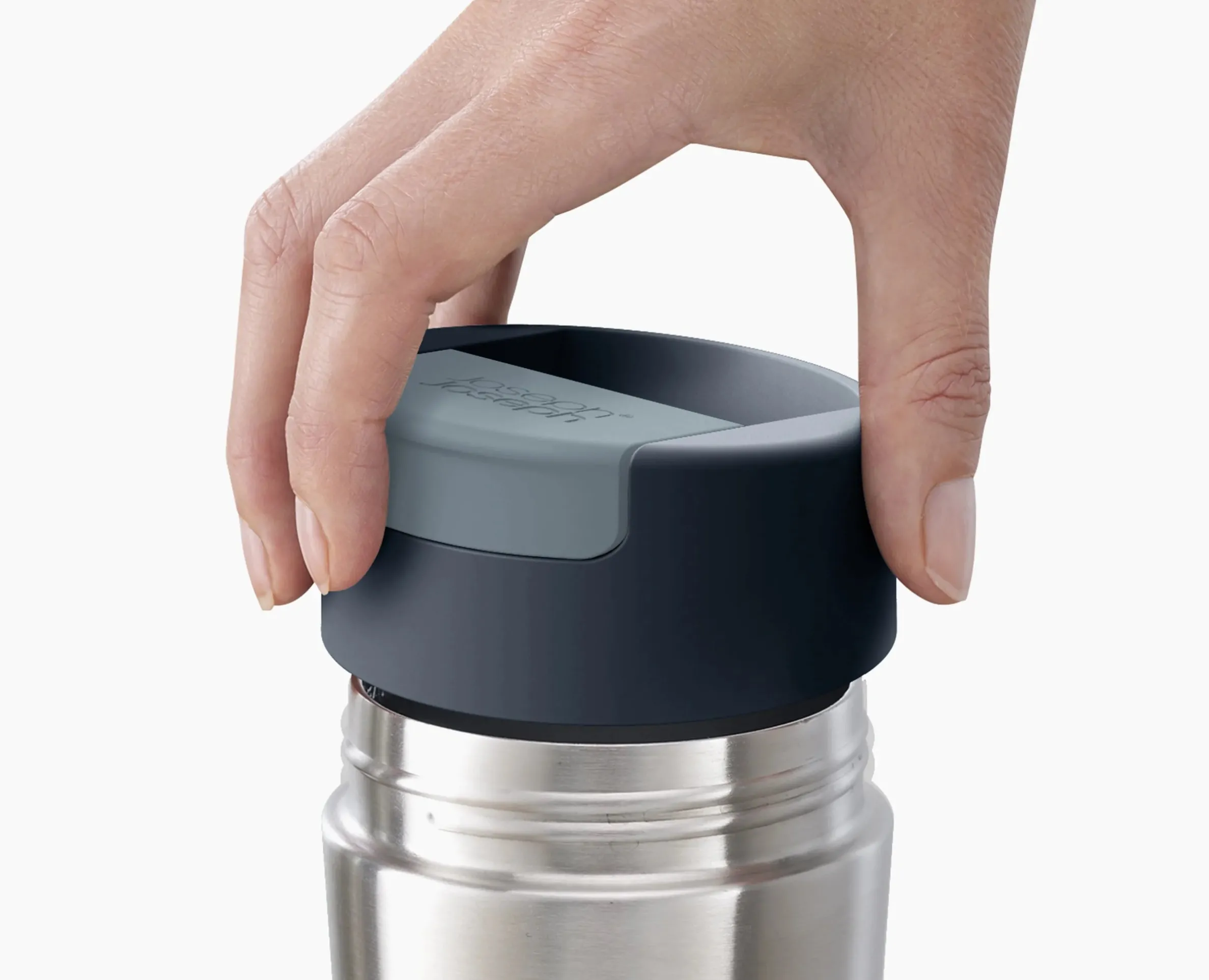 Set de Mug Réutilisable Sipp™ Steel et Gourde Isotherme Loop™ en Inox
