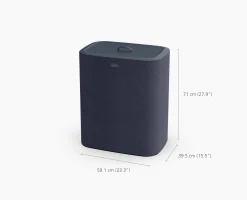 Set de Paniers à Linge 90L Tota Trio et Panier Pliable 35L Hold-All™ Noir