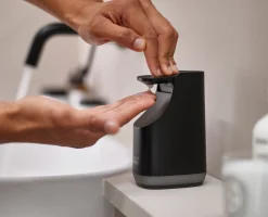 Set De Salle De Bain Noir Mat
