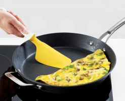 Spatule à Œuf Multifonction en Silicone Jaune Elevate™