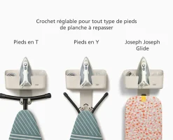 Support Mural Fer à Repasser IronHub™ Écru